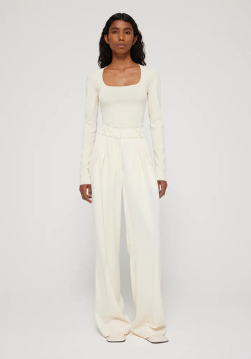 Wide Leg Tailored Trouser
