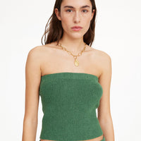Giovania Knit Top - Green