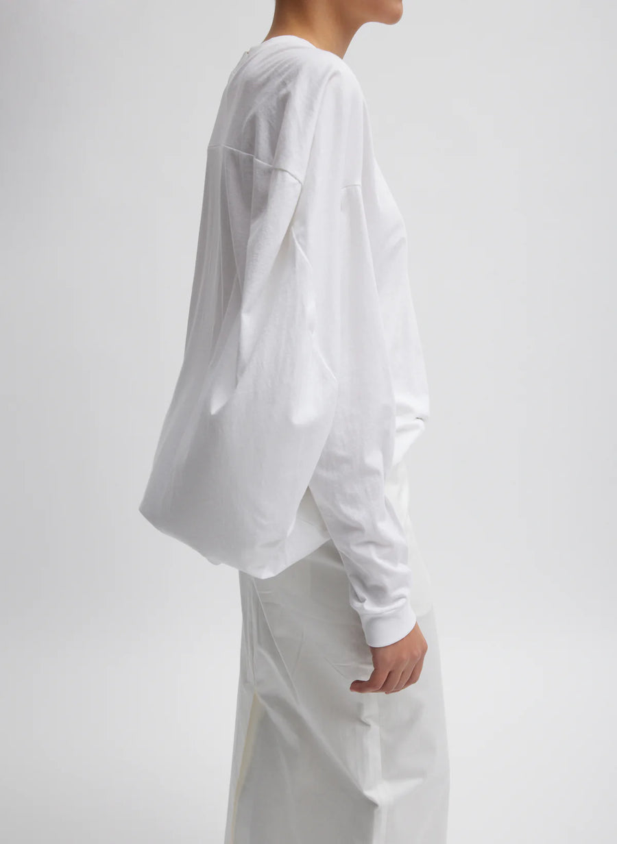T Shirt Circular Top- White