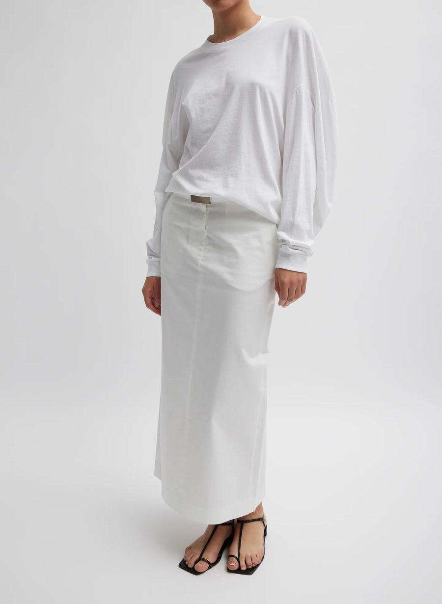 T Shirt Circular Top- White