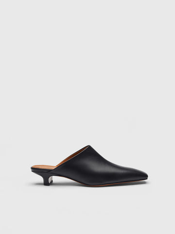 Sepino Mule - Black Nappa