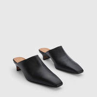 Sepino Mule - Black Nappa