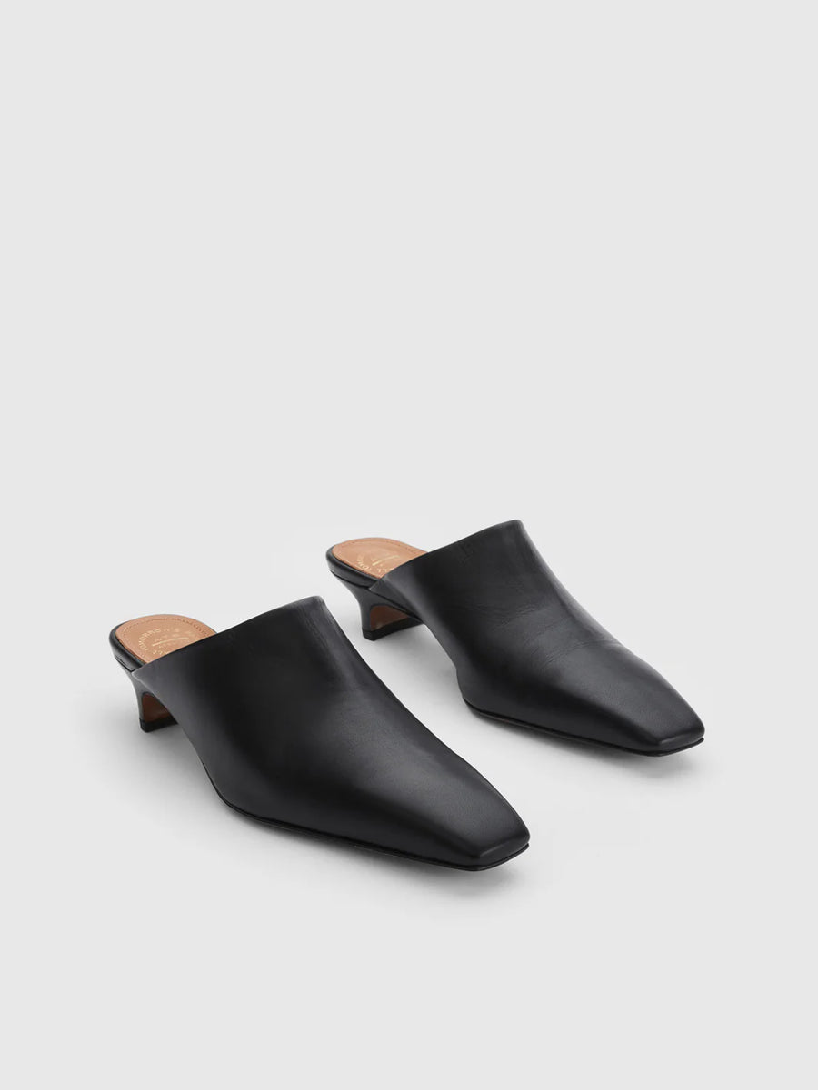 Sepino Mule - Black Nappa