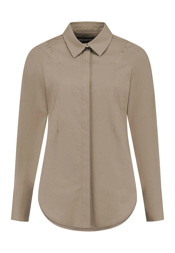 Shoulder Shirt - Camel