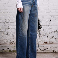 Alice Slim Straight Leg Jean - Amber Blue