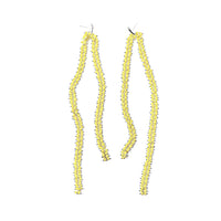 Yellow Chain Earrings
