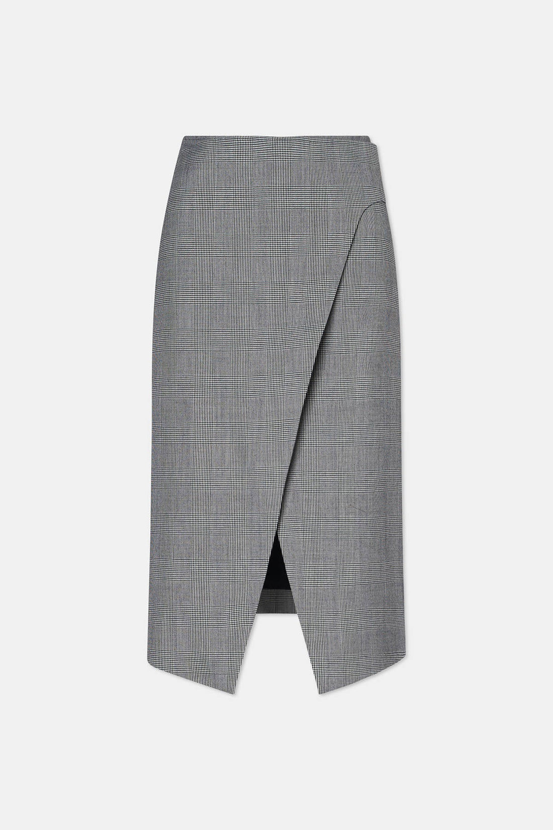 Sculpted Pencil Skirt - Grey