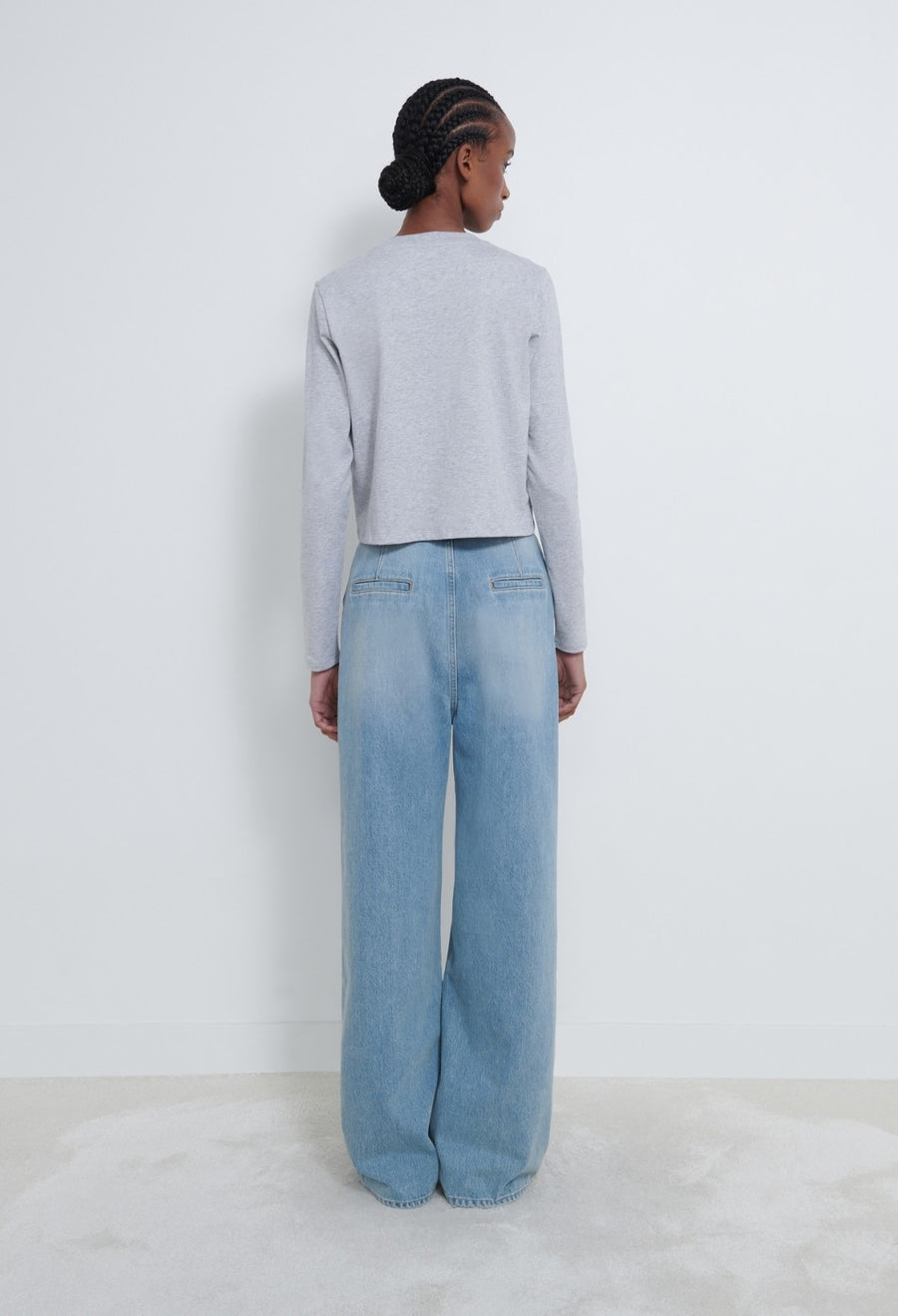 Masal Long SleeveTee - Grey Melange