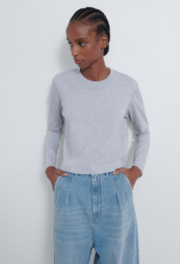 Masal Long SleeveTee - Grey Melange