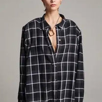 Ralph Oversized Mens Shirt Check