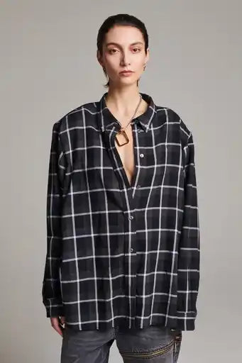 Ralph Oversized Mens Shirt Check