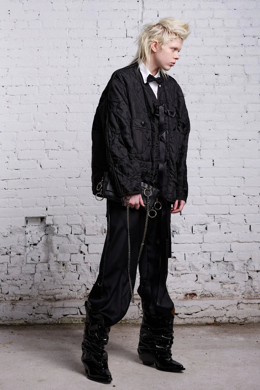 Refurbished Liner with Ties - Black