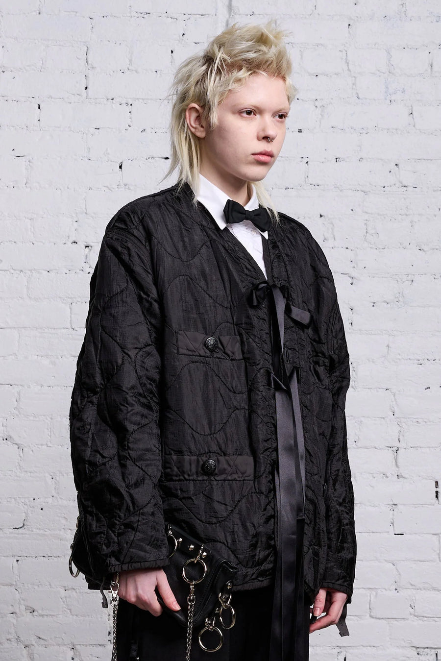 Refurbished Liner with Ties - Black