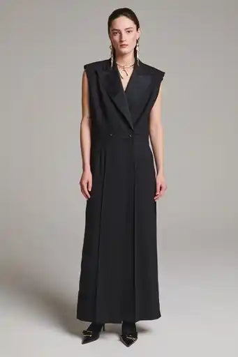 Tux Dress - Black