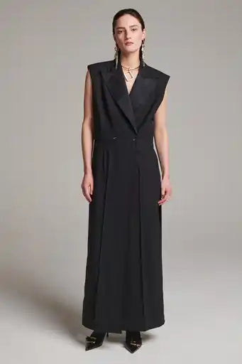 Tux Dress - Black