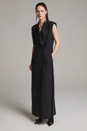 Tux Dress - Black