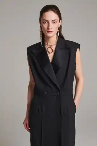 Tux Dress - Black