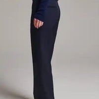 Diamond Boyish Bell Cut Trouser - Navy