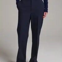 Diamond Boyish Bell Cut Trouser - Navy