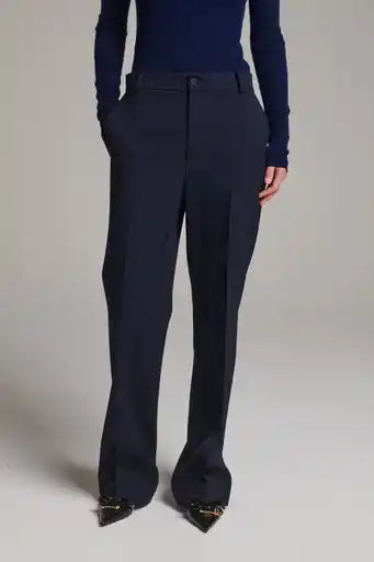 Diamond Boyish Bell Cut Trouser - Navy