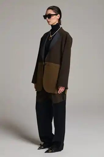 Worship Pants Blazer - Dark Brown