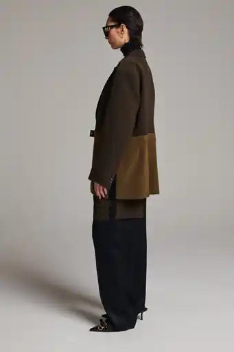 Worship Pants Blazer - Dark Brown