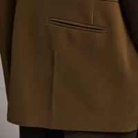 Worship Pants Blazer - Dark Brown