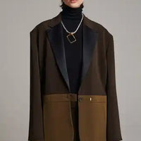 Worship Pants Blazer - Dark Brown