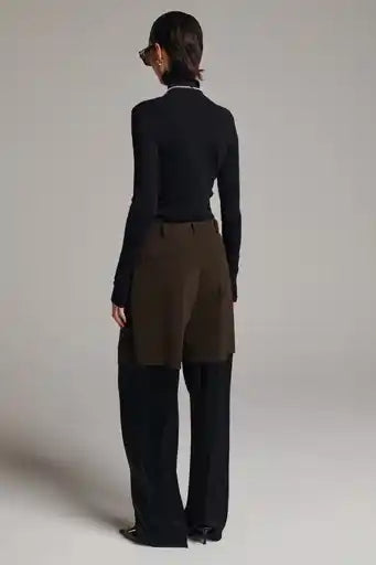 Crag Two Pants Jacket - Dark Brown