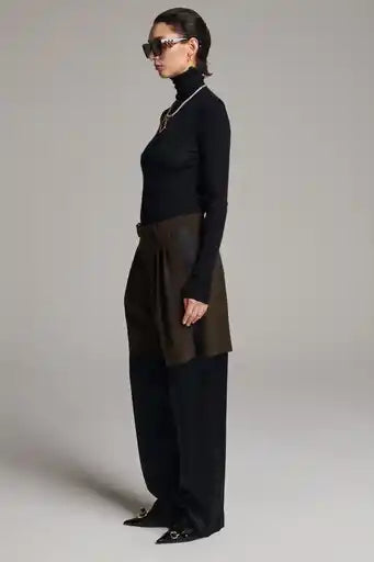 Crag Two Pants Jacket - Dark Brown