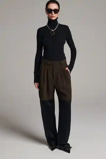 Crag Two Pants Jacket - Dark Brown