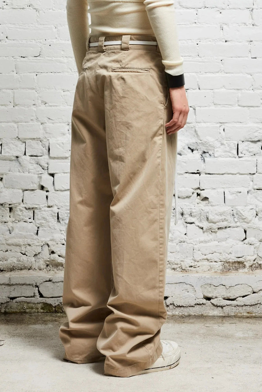 Wide Leg Skate Pant - Khaki