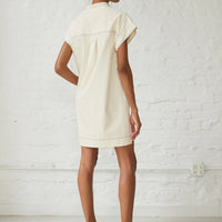 Heidi Denim Dress - Ivory