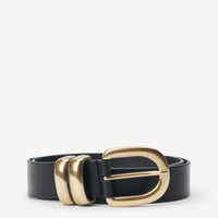 Zoira Leather Belt - Black